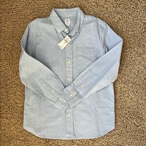 GAP Kids Blue Button-Up Shirt